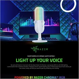 Мікрофон Razer Seiren V3 Chroma White (RZ19-05060200-R3M1) - мініатюра 8