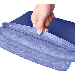 Чохол-кишеня WiWU Skin Pro Geniunie Leather Sleeve Case для MacBook Air 15" [2023-2025] Navy Blue [133315] - мініатюра 3