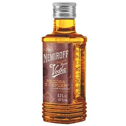 Настоянка Nemiroff Originals Українська медова з перцем, 40%, 0,2 л - мініатюра 2