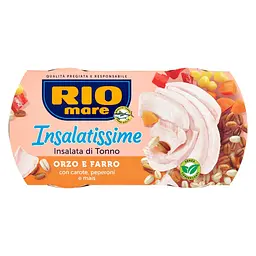 Салат з тунцем Rio Mare Insalatissime Orzo e Farro 2×160 г (8004030840010)