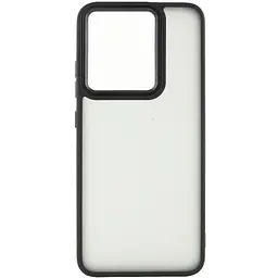 Чохол TPU+PC Lyon Frosted для Xiaomi Redmi 12C Black - мініатюра 2