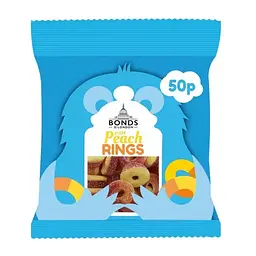 Цукерки желейні Bonds Fizzy Peach Rings Treat Bags 50g