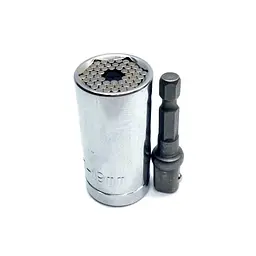 Універсальна динамометрична торцева головка MagicGrip Socket head 7-19 мм з перехідником для дриля та шуроповерта - мініатюра 6
