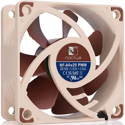 Вентилятор Noctua NF-A6x25 PWM 60mm - мініатюра 2