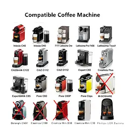Капсула багаторазова з нержавіючої сталі для кавоварки Nespresso від ICafilas, глянсова. - мініатюра 8