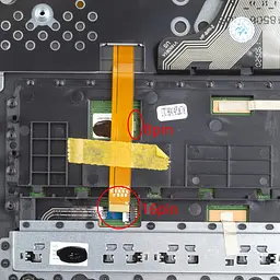 Верхня кришка для Asus ROG Strix G731GT G731GU , (Чорний, топкейс+клавіатура, 16pin підсвічування, Оригінал) - мініатюра 3