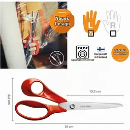 Ножиці універсальні для лівші Fiskars 21 см (1075037) - мініатюра 2
