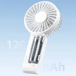 Портативний вентилятор DK WT-F58 White [136022] - мініатюра 8