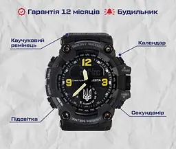 Чоловічий наручний годинник Besta Symbol (Чорний) - мініатюра 7