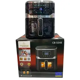 Аерофритюрниця безмасляна Crownberg CB-5548 5л електрична з сенсорним керуванням 1400 Вт - мініатюра 7