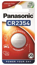 Батарейка Panasonic CR-2354EL/1B літієва CR2354 блістер 1 шт.