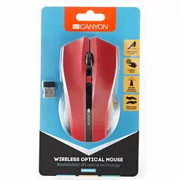 Мишка Canyon MW-5 Wireless Red (CNE-CMSW05R) - мініатюра 5
