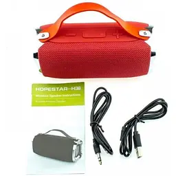 Портативна Bluetooth-колонка Hopestar H36 бездротова колонка з радіоприймачем фм бумбокс - мініатюра 6