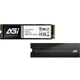 Флеш-накопичувач AGI SSD 1Tb AI828 M.2 2280 PCIe Gen 4x4 NVMe 1.4 3D NAND (AGI1T0G44AI828-CB) - мініатюра 2