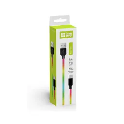 Дата кабель USB 2.0 AM to Micro 5P 1.0m multicolor ColorWay (CW-CBUM017-MC) - мініатюра 3