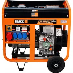 Генератор дизельний Black 230/400V 10HP 6500W (13618) [160477] - мініатюра 2