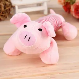 М'яка іграшка для собак Ducling, Elephant & Pig, рожева