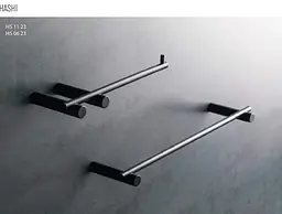 Тримач для туалетного паперу закритий Stilhaus Hashi Black matt HS1123 Чорний матовий - мініатюра 2