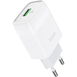 МЗП Hoco C72Q Glorious QC3.0 18W (1USB-A) Білий
