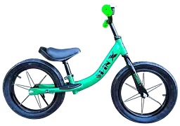 Велобіг Corso Spin-X, сталева рама, колесо 14", надувні колеса, підніжка, підставка для ніг, дзвоник PX-415-63