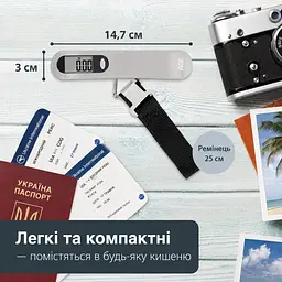 Ваги цифрові для багажу ADE (KW1600) - мініатюра 2