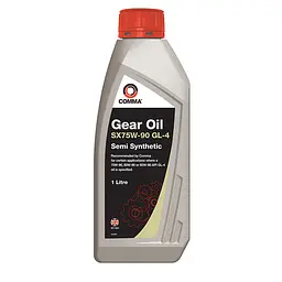 Трансмісійне масло Comma GEAR OIL SX75W-90 GL4 1л(SXGL41L)