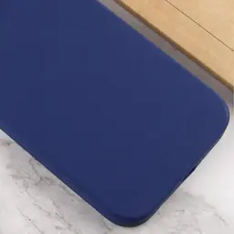 Чохол Silicone Case Full Protective (AA) NO LOGO для Apple iPhone 12 Pro Max (6.7) Синій / Deep navy - мініатюра 3
