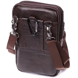 Чоловіча шкіряна сумка Vintage 11х18,5х4 см sum0024957 - мініатюра 2