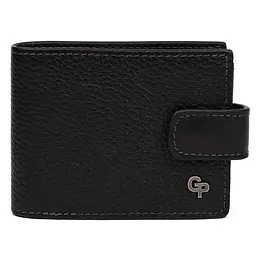 Портмоне з флотару з хлястиком GRANDE PELLE 11х9х2.5 см acs0032095