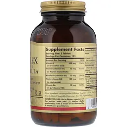 В-комплекс + Вітамін С Solgar Stress Formula B-Complex with Vitamin С 250 таблеток - мініатюра 2