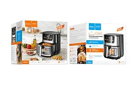 Аерогриль HOCO multifunctional air fryer HJD53A | 8.8L, 1700W | - мініатюра 2