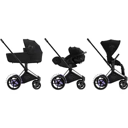 Коляска з електродвигуном Cybex e-Priam La Parisienne чорна (521004449) - мініатюра 10