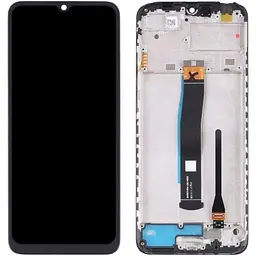 Дисплей для Xiaomi Redmi 10C, чорний, з рамкою, High