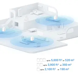 Система WiFi-Mesh Deco X10 AX1500, 1xGE LAN, 1xGE WAN, 1мод TP-Link teh0017275 - мініатюра 4