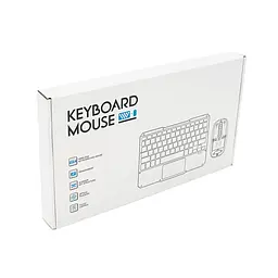 Бездротовий комплект Voltronic YT-KB333 (KB+Mouse), (Eng / Pyc), 2.4G, 78 клавіш, Black/Transparent, Box - мініатюра 2