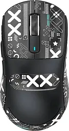 Бездротова мишка ATTACK SHARK X3 Black (PAW3395, DPI 26K, 65 годин акумулятор) - мініатюра 2