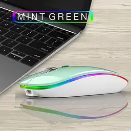 Бездротова миша Uiosmuph G12, 2,4 ГГц з USB-приймачем і адаптером USB C - мініатюра 2
