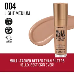 Праймер для обличчя Rimmel Multi Tasker 3 в 1 №004 Light medium 30 мл - мініатюра 4