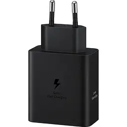 Мережевий зарядний пристрій Samsung 50W Wall Charger + Cable USB-C to USB-C Black (EP-T5020XBEGEU) [117328] - мініатюра 3