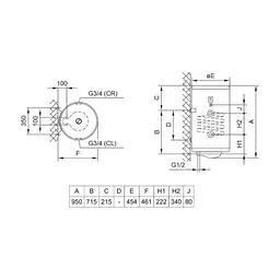 Бойлер непрямого нагріву TIKI Prime CL 100V9 (700176) - мініатюра 4