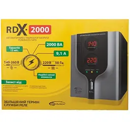 Стабілізатор напруги Gemix RDX-2000 - мініатюра 5