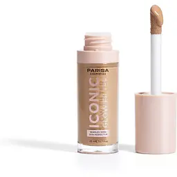 Тональна основа-флюїд Parisa Iconic Glow Filter з ефектом сяйва 20 мл відтінок № 606 Golden medium - мініатюра 4