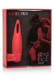 Вібратор для клітора CalExotics Red Hot Spark 11.5 см червоний - мініатюра 7