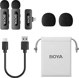 Мікрофон Boya BY-V2 Lightning Black (BY-V2) - мініатюра 2