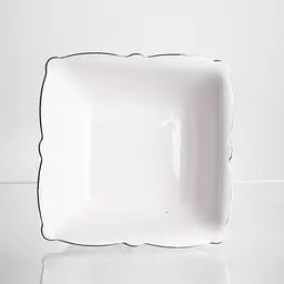 Ваза для фруктів порцелянова  Yiwu  Pearl 20.5х20.5 см на ніжці  Yiwu 120-YH-HG053 - мініатюра 4