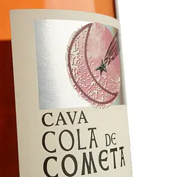 Вино ігристе Cola De Cometa Cava, рожеве, брют, 12%, 0,75 л - мініатюра 3