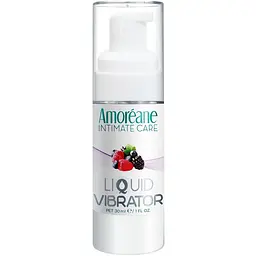 Рідкий вібратор Amoreane Berries з ароматом ягід 30 мл