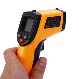 Безконтактний інфрачервоний термометр VKTECH GM320, до 380 градусів (100099) - мініатюра 2