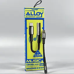 Перехідник Remax CB08 Velocity Type-C male to 3.5mm female 0.12m - мініатюра 2