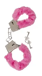 Наручники Plush Handcuffs With Keys рожеві - мініатюра 2